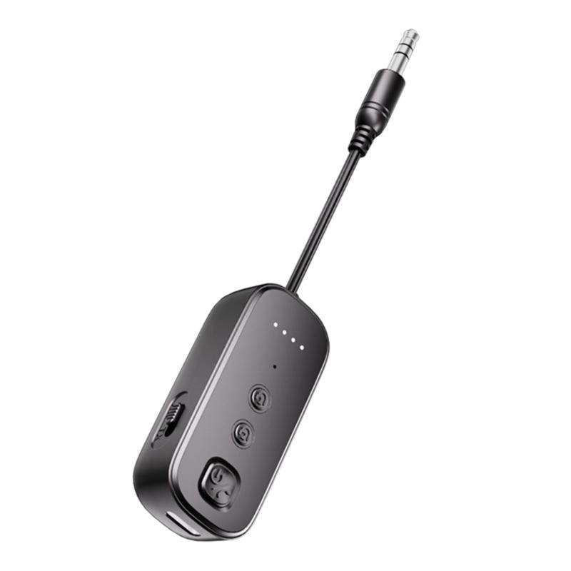

Bluetooth-compatible Transmitters 3.5mm Auxes Car Sound Receiver Wireless HiFi Sound Quality 15H Battery Lifes 10m Ranges for Old Devices 1