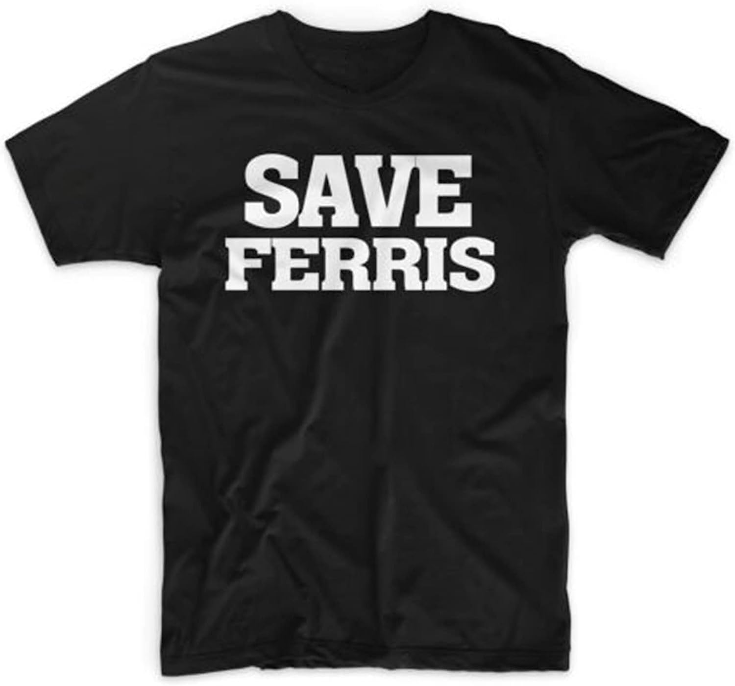 Save Ferris T Shirt Ferris Bueller Day Off Retro Movie 80 s M чёрный