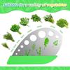 Herb Scissors  Stainless Steel 5 Blade Kitchen Shears Household Vegetable Cutter with Cover Multifunctional Kitchen Gadgets