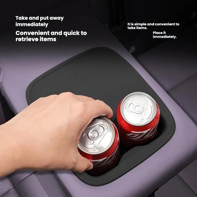 for Leapmotor B10/B01 2025 2026 Car Water Cup Holder The Second Row Drinks Cup Holder Armrest Storage Tray Accessories