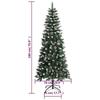 VidaXL Artificial Christmas Tree with Stand Green 180 Cm PVC345175