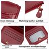 Fashion Multi-card Slots Women's Short Wallet Leather Waterproof Coin Purse Solid Color Crocodile Print Card Storage Bag