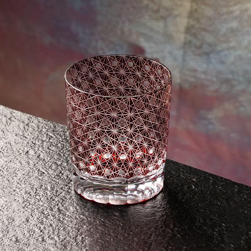 Engraved Crystal Whiskey Glass