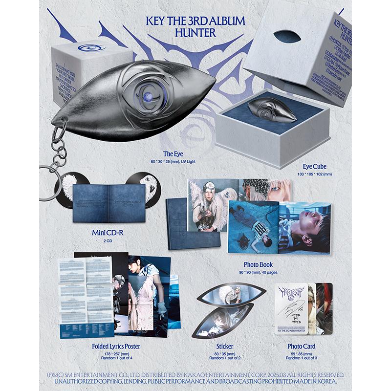 

[Попереднє замовлення] КЛЮЧ(SHINee) – 3-й ПОВНИЙ АЛЬБОМ [HUNTER] Пам ятник(Пакет А) / Куб(Пакет B) Ver.
