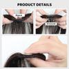 Princess Bangs Hime Cut Bangs Frisuren Clip-in-Pony-Haar-Haar-Pony für Frauen Haar-Pony-Clip-on-Haare