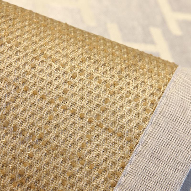 Summer Breathable Ice Silk Rattan Mat Sofa Cushion Summer Mat Non-Slip Sofa Cover Dust Cover Living Room Straight Row Sofa Cover Towel