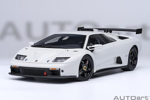 AUTOart 1/18 Scale Lamborghini Diablo GTR (White) Finished Product 79136