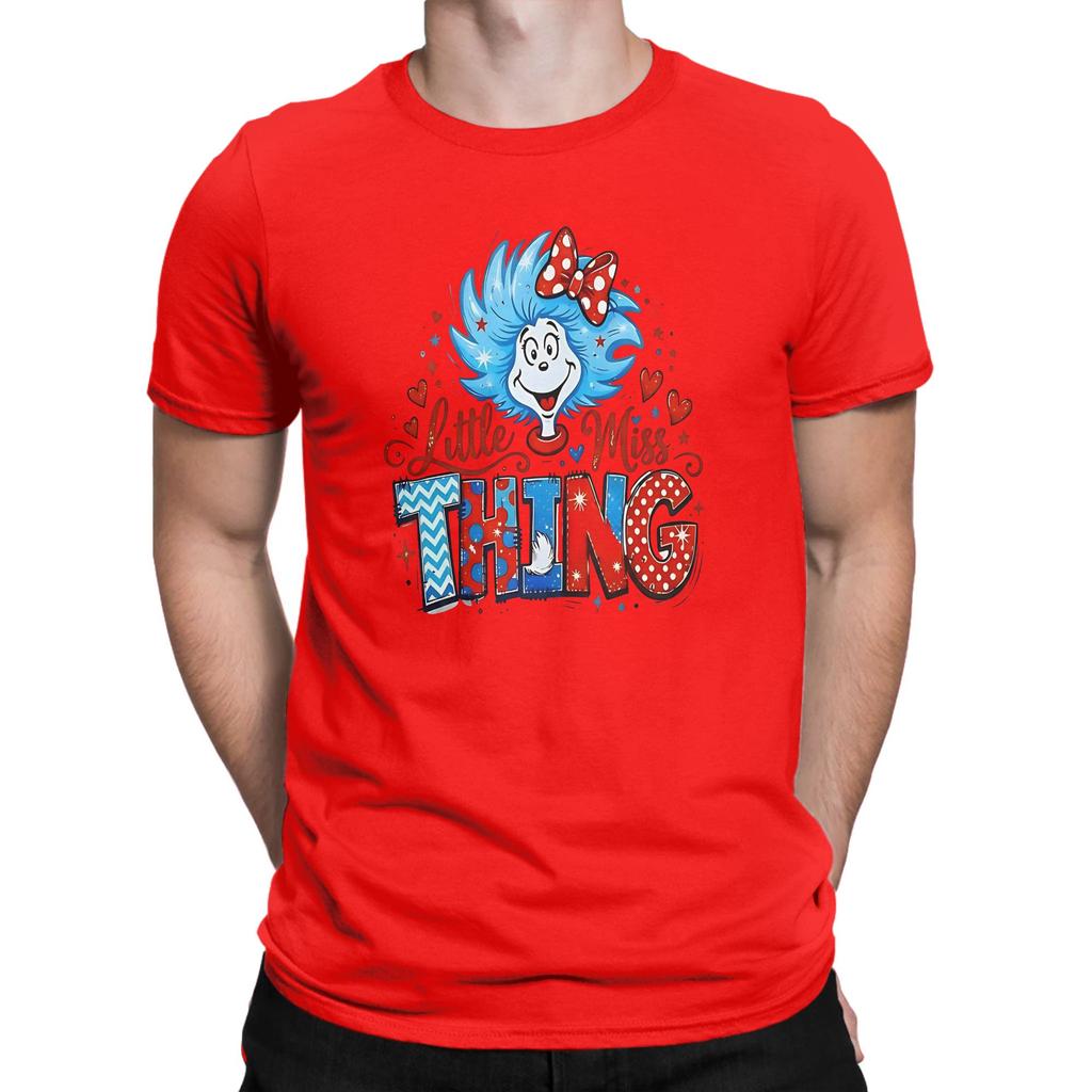 Dr Seuss Thing 1 Thing 2 Buddies reading day Tee Shirt for Unisex Women Printed T Shirts 100 Cotton Clothing