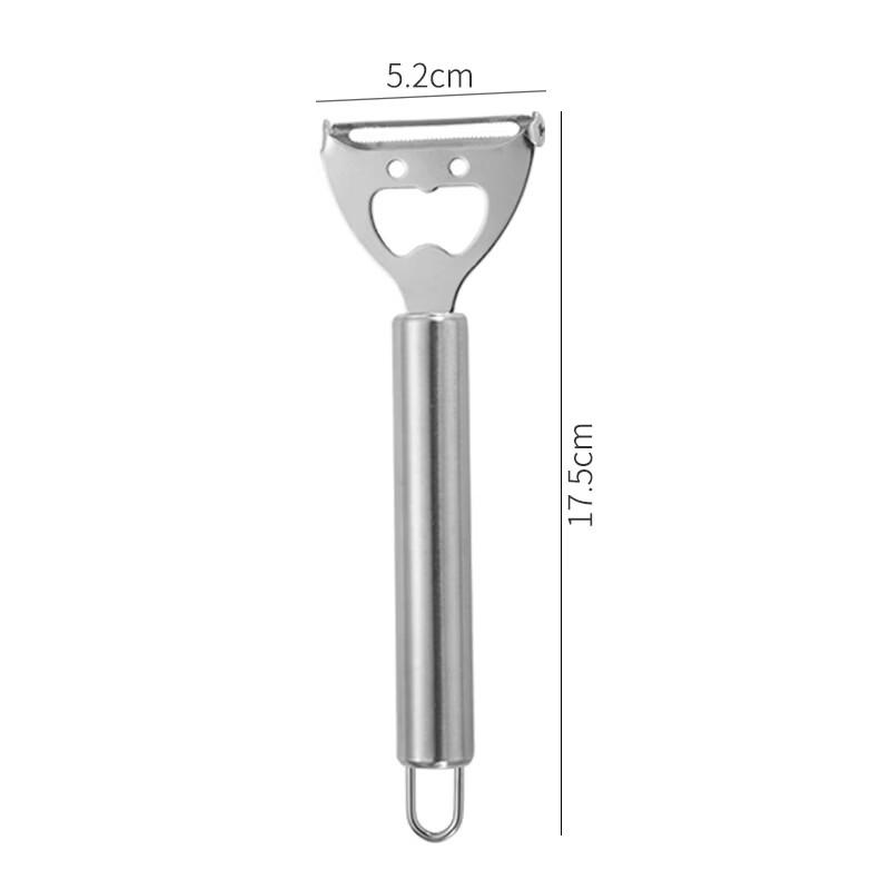 

ZISIZ Smile Face 2-in-1 Stainless Steel Peeler & Bottle Opener