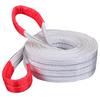 National Standard White Double Eye Lifting Sling, Hoist Crane Sling, 5/3/2 Ton Tow Strap