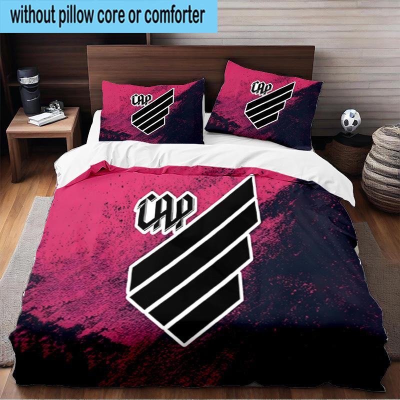 3PCS Athletico Paranaens Bedding Set For Bedroom, Dormitory,Including 1pc Duvet Cover And 2pcs Pillowcases Large size Fan gift