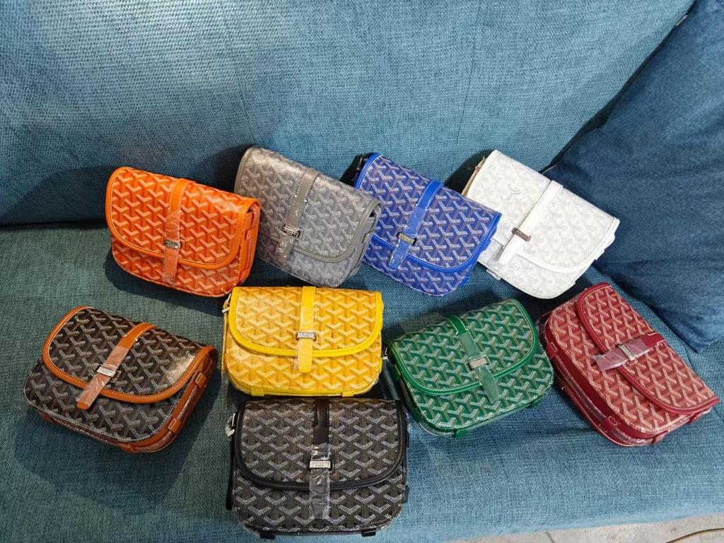 2024 Goya Sattel Crossbody Tasche: Trendige Damen-Handtasche & Umhängetasche mit Monogramm.