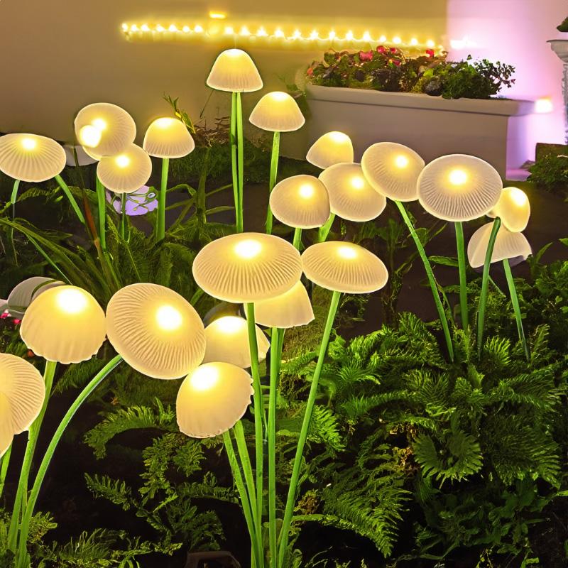 Solar LED Firework Lights Outdoor Dandelion Lamp Waterproof Swaying Starburst Light for Yard Patio Garden Christmas Decor 1-4PCS