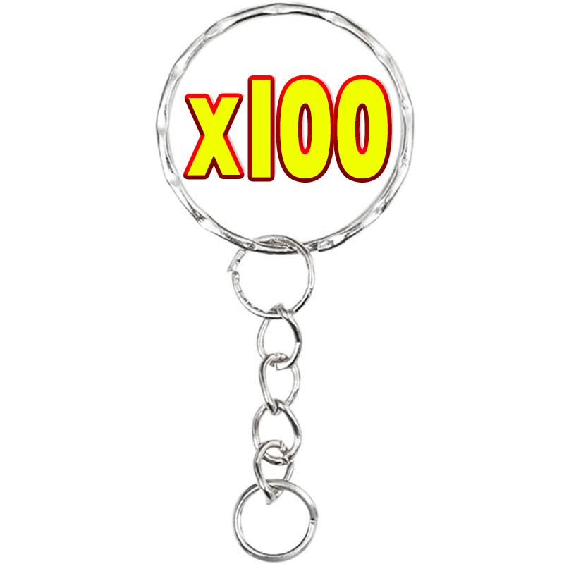 50200 Stück Edelstahl Metall Leere Schlüsselringe Schlüsselanhänger Sprengringe DIY Schlüsselanhänger Schlüsselringe Karabinerhaken Schlüsselanhänger Ketten Schnallen