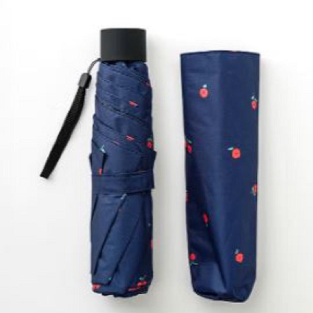 Floral Blackout Sun & Rain Umbrella - 50cm Navy