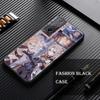 Genshin Impact For Samsung Galaxy S22 S21 S20 FE Ultra Pro Lite S10 5G S10E S9 S8 S7 S6 Edge Plus Black Phone Case