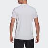 adidas T Shirts Men's White Crew Neck Moderate Straight Fit GL5401