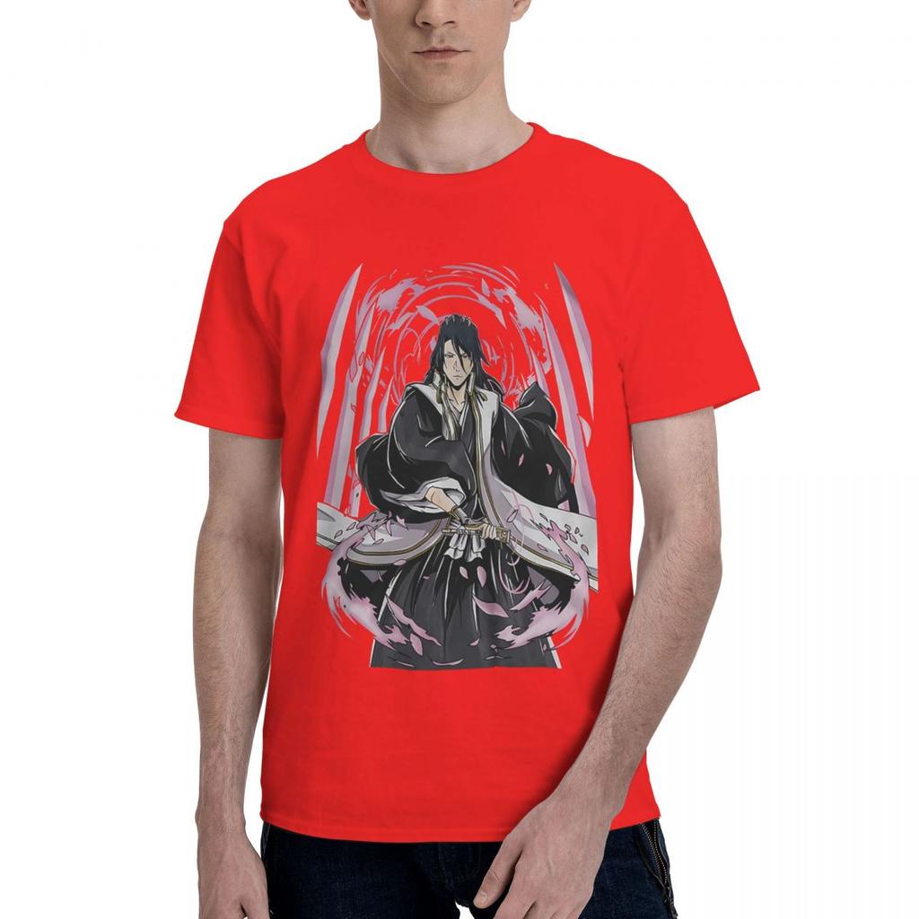 Bleach BYAKUYA BANKAI Manga Strip 100 Cotton Casual Breathable Confortable Top Funny Ugus TShirts Funny Gifts