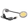 Aquarium Klemmleuchte Wasserdicht USB 360 Grad Schwanenhals COB Aquarium Klemmlampe für Süßwasser