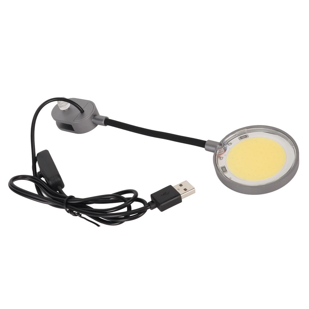 Aquarium Klemmleuchte Wasserdicht USB 360 Grad Schwanenhals COB Aquarium Klemmlampe für Süßwasser