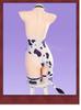 Lavender Musashi Cosplay Costume, Christmas Halloween Costume, Cow Print, Sexy, Size L/LL