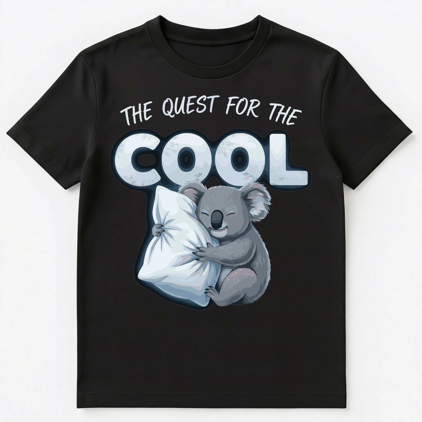 Koala Enthusiast Sleepy Pun Cool Side Of The Pillow Unisex T-Shirt 4XL