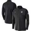 Nike Logo Stand Collar Half Zip Long Sleeve Sweatshirt Men sweatshirt Black HF3900-010