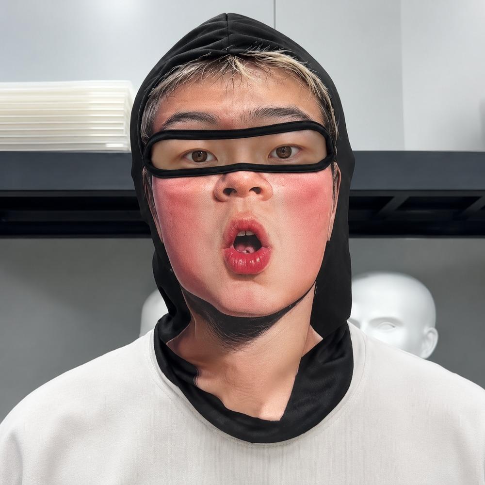 Elderly Man Old Man Balaclava Face Mask Full Coverage Funny Ski Mask Outdoor/Cycling/Pranks/Party