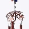 Rooster Wind Chime with Iron Tubes, 75cm Metal Wind Chime for Balcony Garden, Creative Cross-Border Hanging Decor