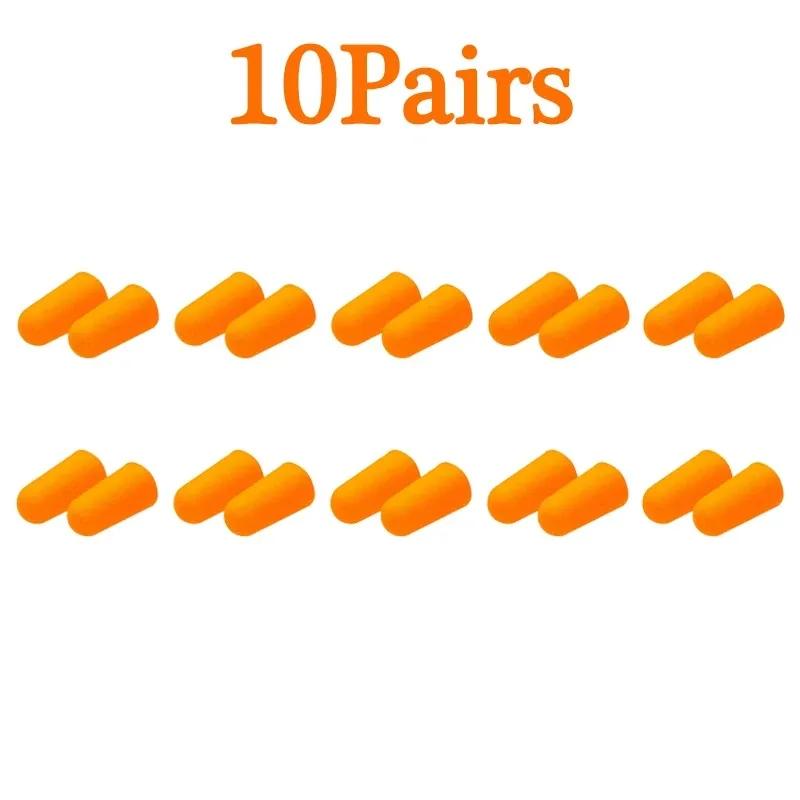 50/100 Pairs Ear Caps with Noise Cancellation Reusable Noise Reduction Protection Soundproofing Ear Caps for Sleep Studio Work