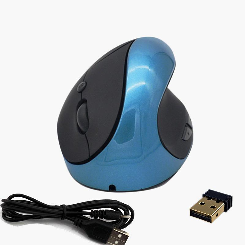 Wireless Charging Vertical Mouse Ergonomics Wireless Upright Photoelectric Built-in Lithium Battery Charging Mouse
