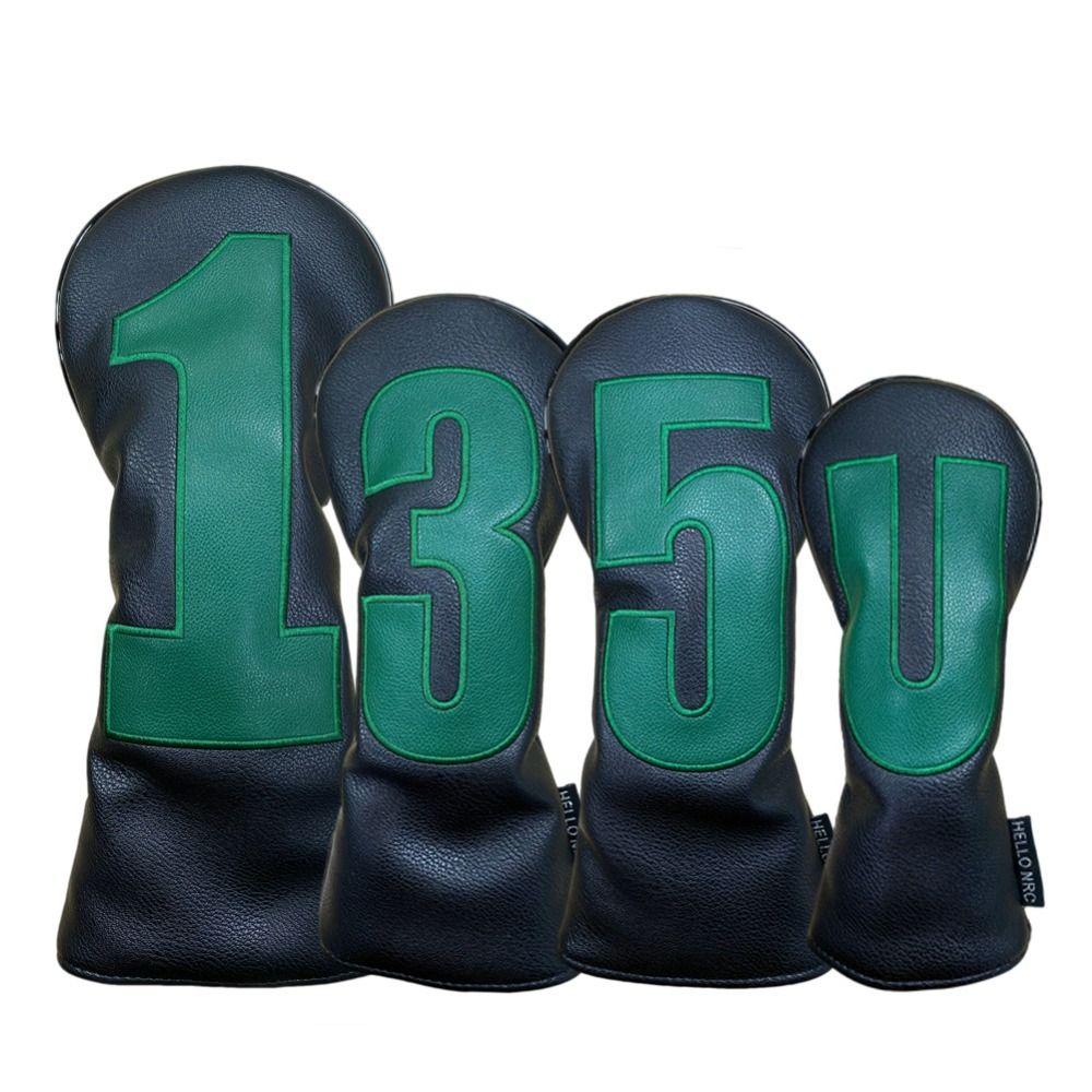 Number Print Golf Head Cover 1 3 5 U Wood Headcover Golf Club Protector Golf Supplies