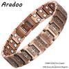 Reines Kupferarmband für Herren Magnetische Vintage-Armbänder Armband Verstellbarer Schmuck Geschenk mit Größenwerkzeug
