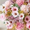 Handheld Flower Artificial Rose Real Touch Hydrangea Flower Simulation Flower  Wedding Decoration