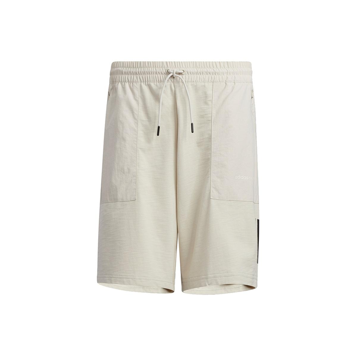 Adidas Neo Stripe Sport Свободные шорты Мужские штаны Off-White H45163 S