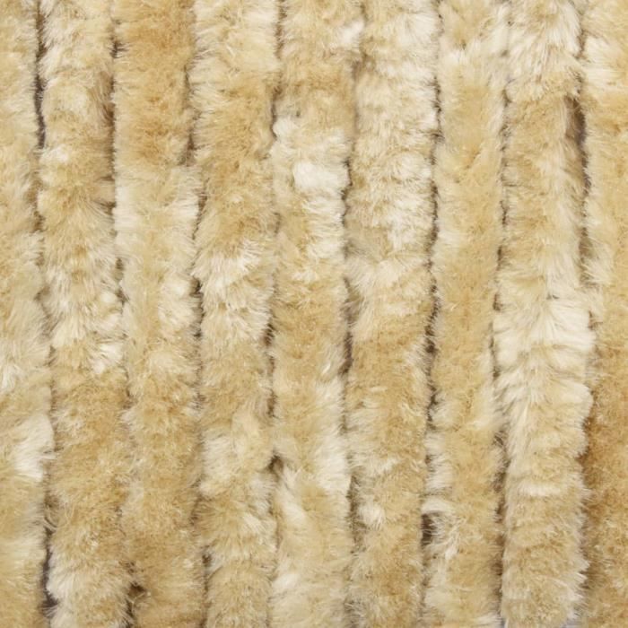 Moustiquaire - VIDAXL - Beige - 90x200 cm - Chenille 100% - Ajustable et léger