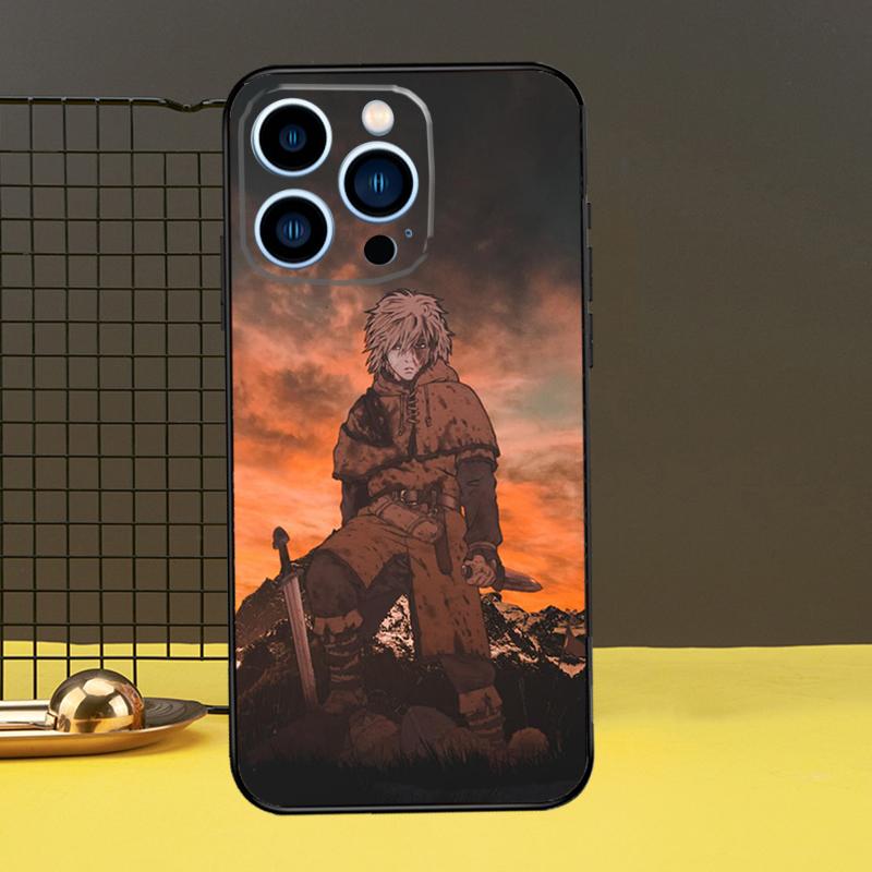 

Thorfinn Vinland saga аниме телефон чехол для iPhone 12 13 Mini 11 14 Pro Max X XS XR Max 7 8 Plus SE мягкий чехол Fundas iPhone 14Pro MAX