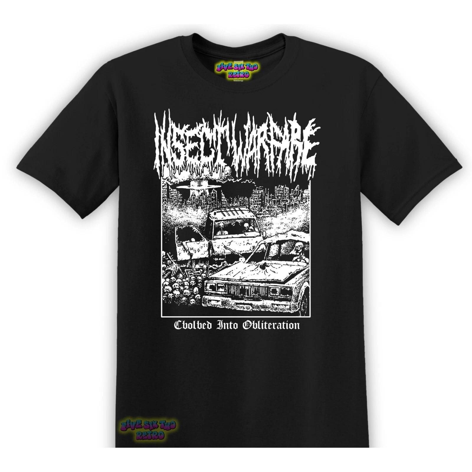 Insect Warfare Evolved into Obliteration Heavy Metal Band Men s and Women s T-shirts Black S-3XL XXL
