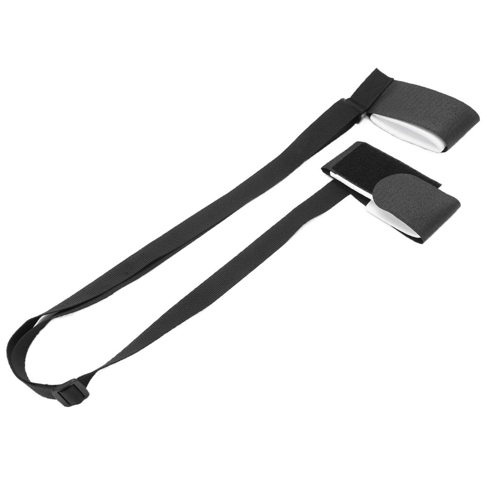 Lyžařské popruhy s odpružením, nastavitelná délka, odolný dvojitý plátový popruh pro nošení