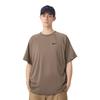 Nike Solid Color Casual Sports Loose Knit Crew Neck Short Sleeve Raglan T-Shirt Men Tops Brown DV9816-247