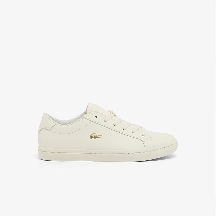 [lacoste] Женские кожаные кроссовки Straightset 2.0 RZ0184W55N18C 230