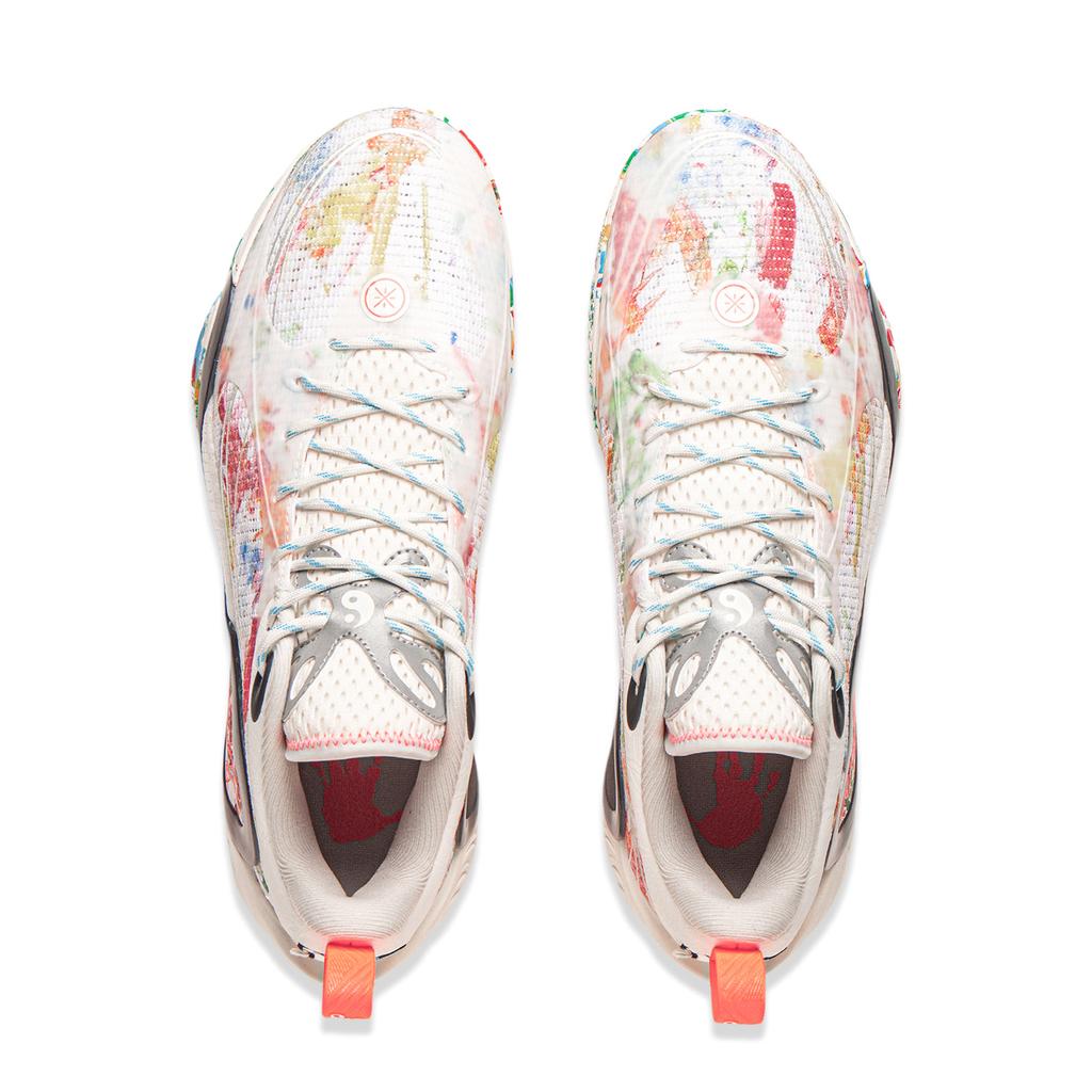 Li-Ning DLO1 Canvas Herresneakers Krem Beige Flerfarget ABPV009-3