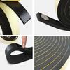 EVA Single-sided Foam Tape Black Weatherstripping Seal Strong Adhesive Soundproof Windproof for Doors Windows Furniture Auto Etc