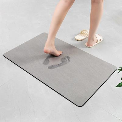 Solid Color Bathroom Mat Door Entry Household Non-slip Foot Mat Water-absorbing Quick-drying Door Mat