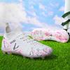 Neue Herren- und Damen-Fußballschuhe professionelles Training Kunstrasen gebrochene Stollen Student Erwachsener lange Stollen rutschfest abriebfest Schuhe