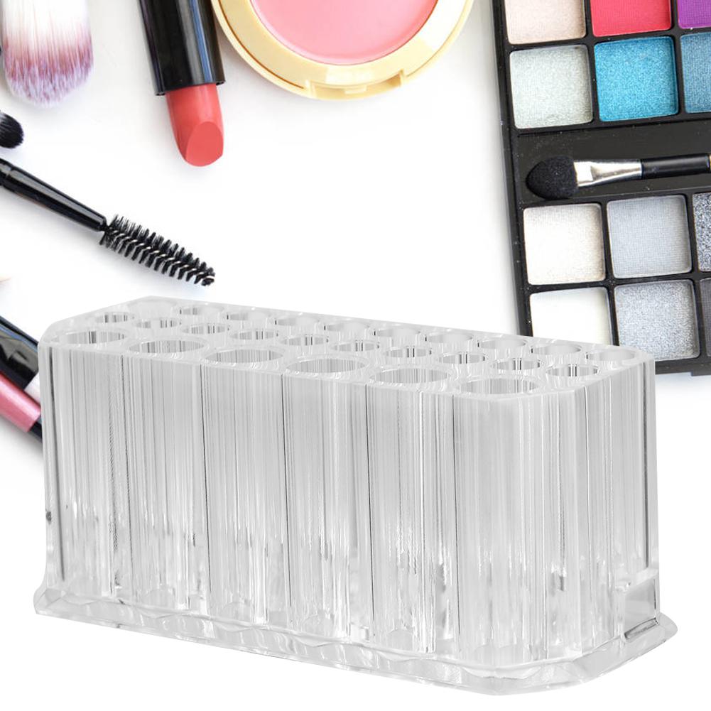 26 Löcher Transparent Kosmetikpinsel Aufbewahrungshalter Augenbrauenstift Organizer Displayständer Halterung