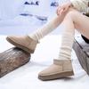 Internet celebrities with the same short tube warm snow boots women's tide year winter new thick-soled velvet short boots Northeast cotton shoes