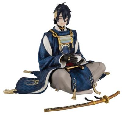 Minna No Kuji Touken Ranbu ONLINE ~Noodle Stopper No Jin Sono Go~ 10th Anniversary Last Get Prize Noodle Stopper Figure Mikazuki Munechika -Relaxed