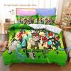 3d Print Ben Alien Force 10 Teenage Hacker Bedding Set Boys Girls Twin Queen Size Duvet Cover Pillowcase Bed Boys Adult