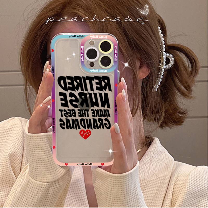 Cartoon Medicine Doctor Nurse Phone Case for iPhone 11 12 13 Mini Pro Max 14 Pro Max Case shell